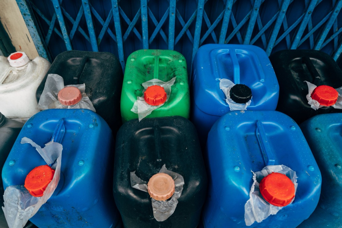 esponja de plástico com resistência química