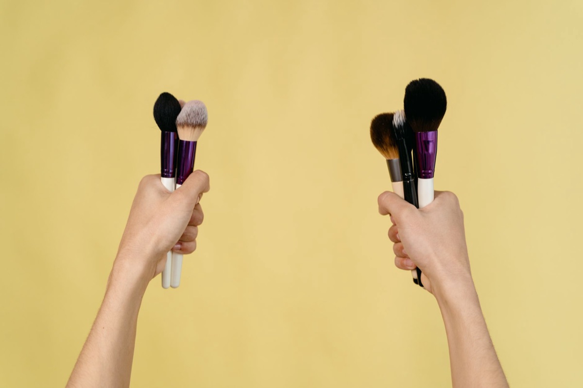 une brosse propre