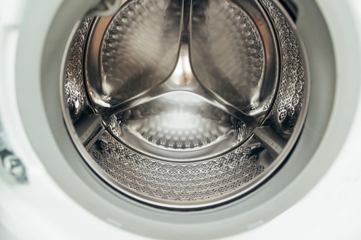 máquina de lavar roupas com indicador de nível d'água